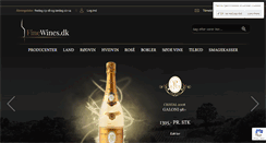 Desktop Screenshot of finewines.dk